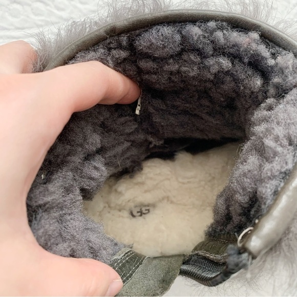 UGG Women's Fluff Punk‎ Boots, Grey - Picture 9 of 9